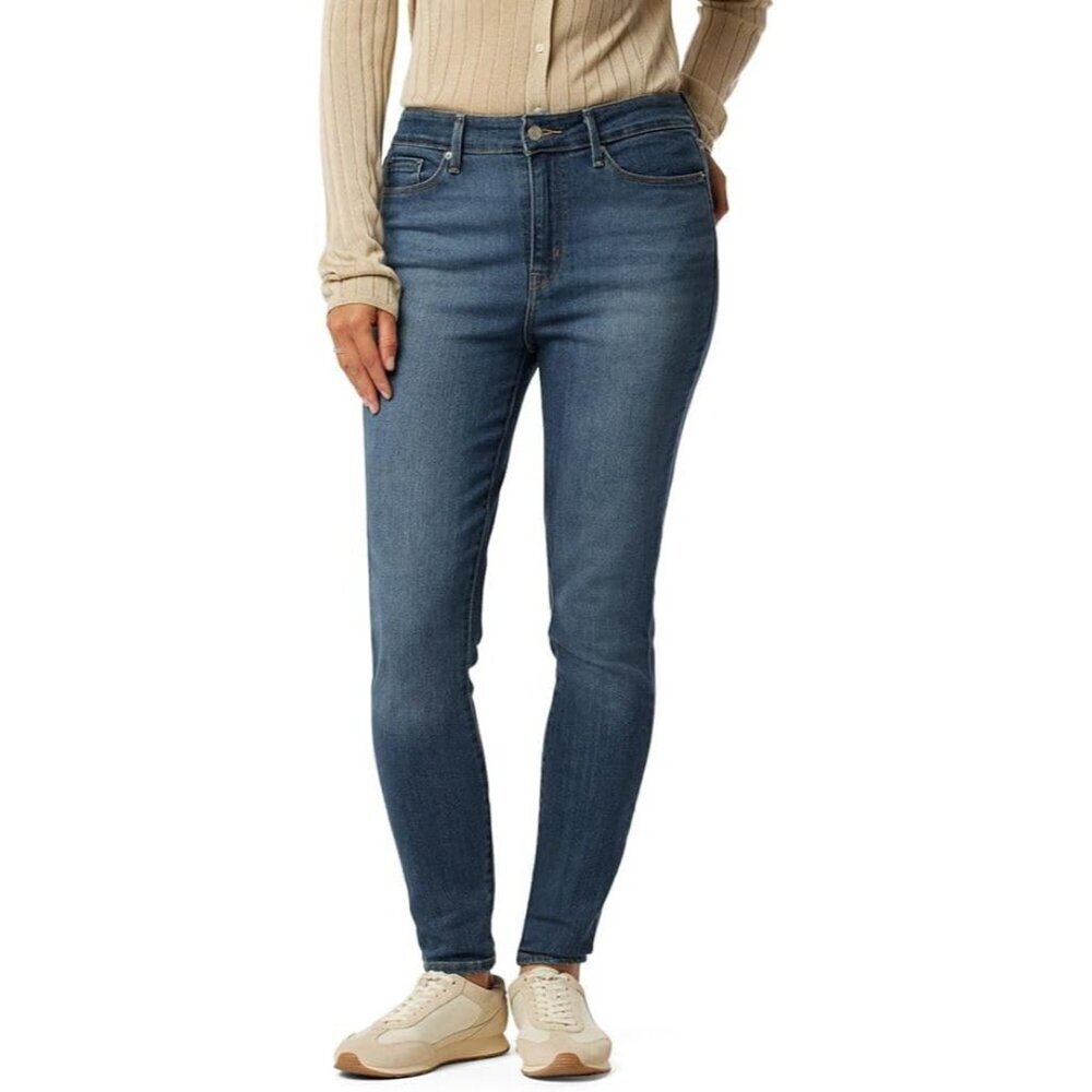 Women’s Skinny Jeans Medium Stretch Faded Memory Plus Size Comfortable Fit